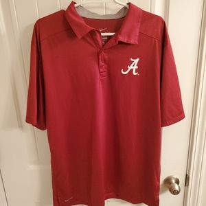 Men's Alabama Crimson Tide Dri Fit Polo Large